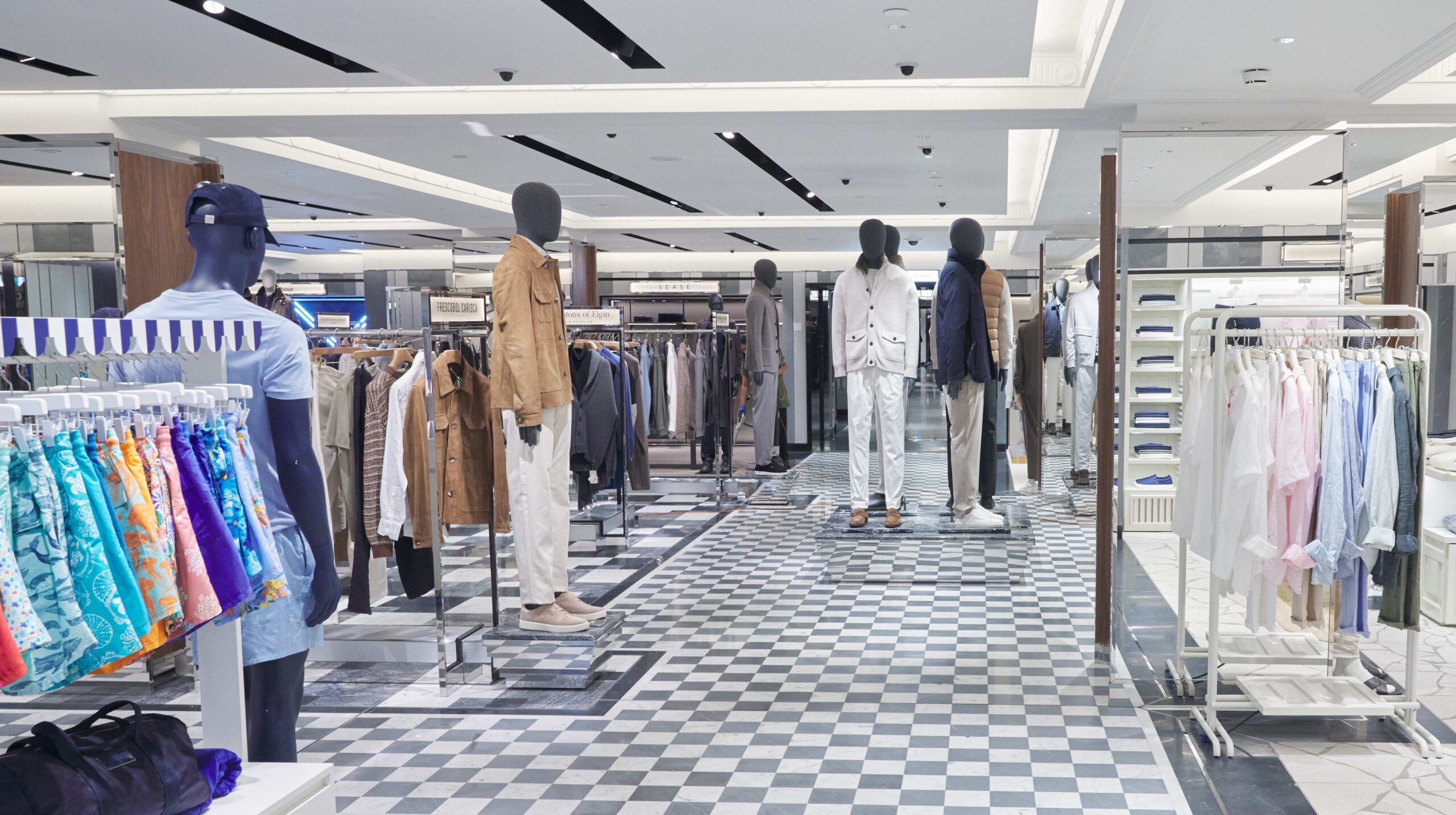 Harrods Expands Menswear Offering With Revamped Designer Collections Room