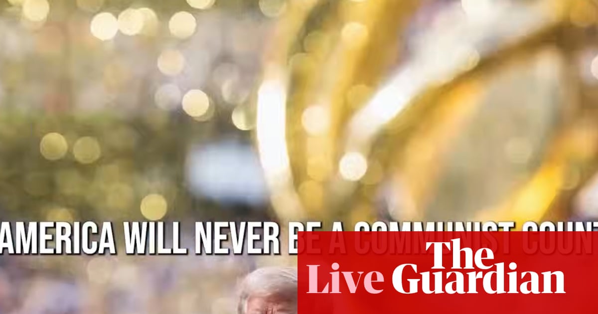 Trump says he will stop using taxpayer funds for self-promoting ads after backlash – US politics live – The Guardian