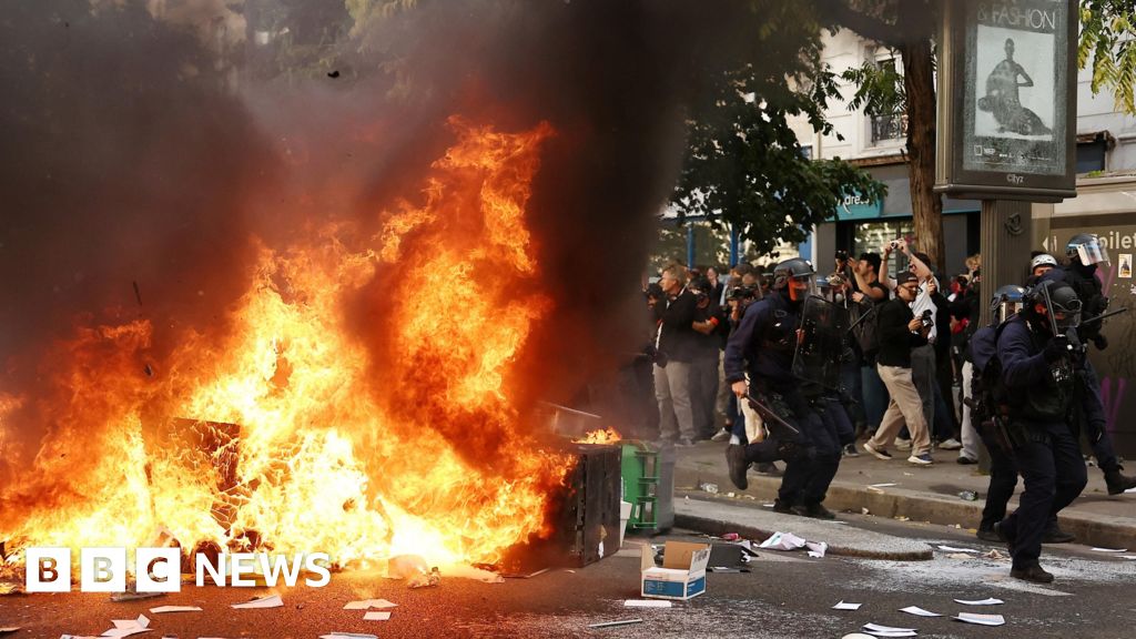 France halts use of stun grenades after boy's hand blown off in student protests – BBC