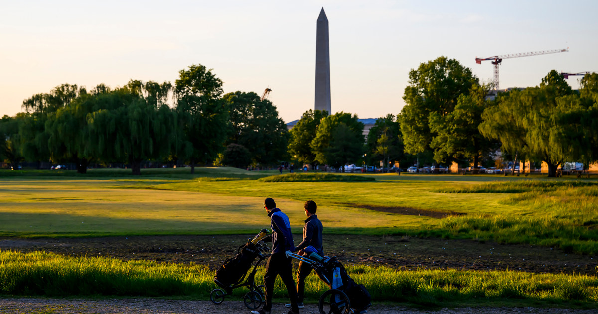 Trump announces plans to renovate D.C. golf course amid legal battle – NBC News
