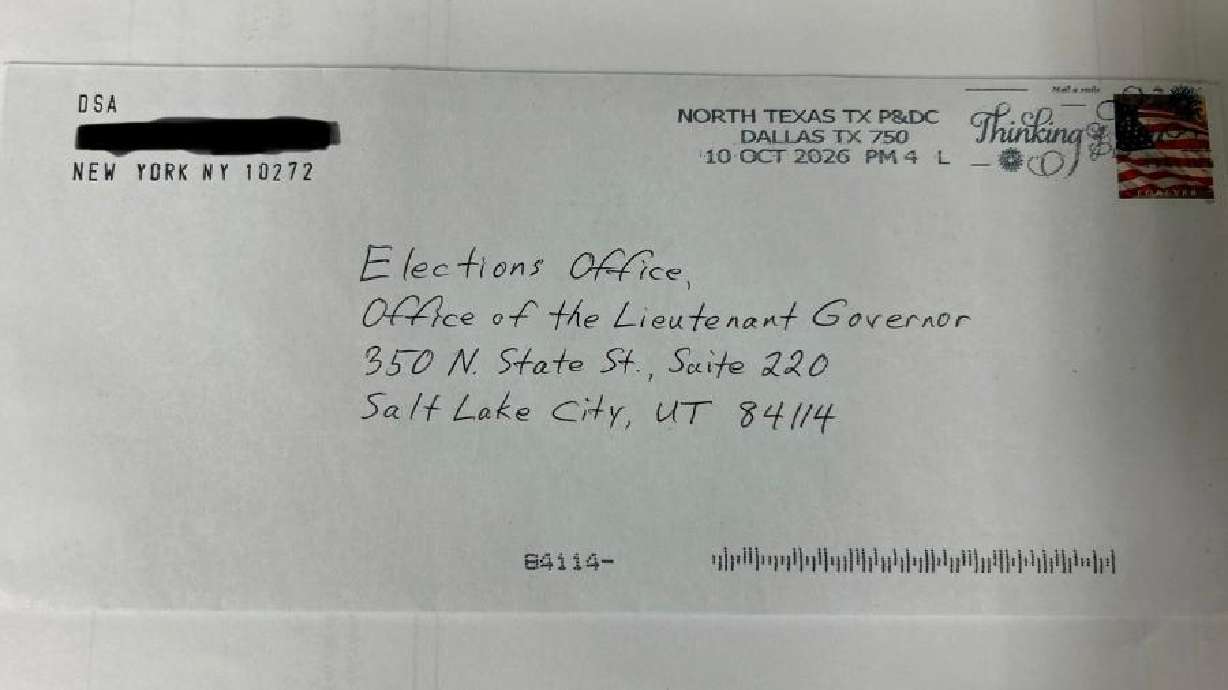 Utah's LG says Postal inspector intercepts letter with suspicious powder meant for her office – KSL News