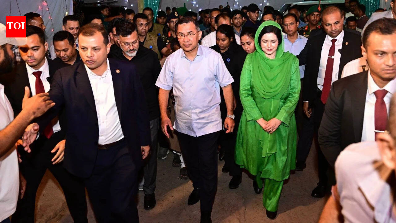 Bangladesh PM Tarique Rahman visits 3 cities to extend Durga Puja greetings to Hindus – The Times of India