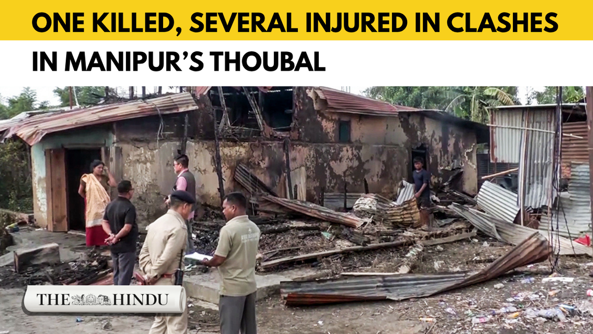 Watch: One killed, several injured in clashes in Manipur’s Thoubal