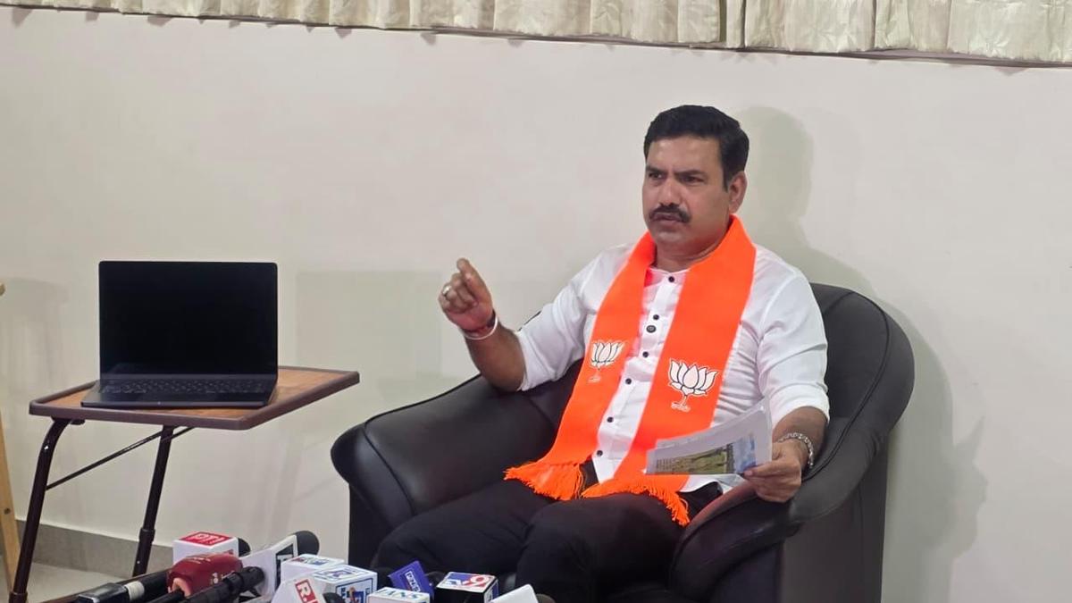 Karnataka BJP State chief B.Y. Vijayendra predicts internal rebellion in ruling Congress